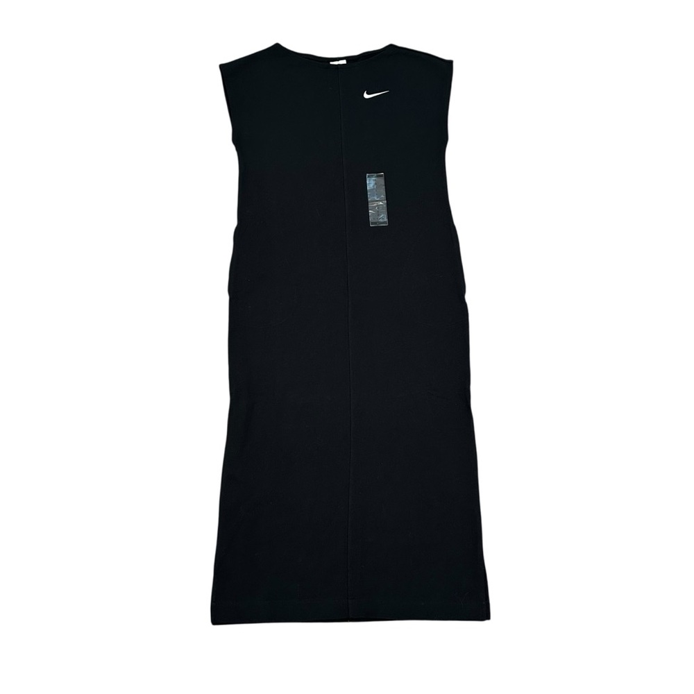 Nike Short Sleeve Jersey Maxi Dress Black Size S NWOT